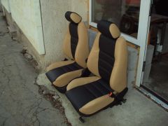 Předni sedačka z Octavije 1 upravena do tvaru Fabia 2 RS