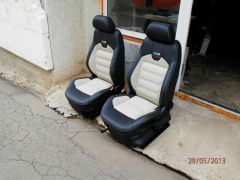 předni sedačky z Fabije 1 upravene do tvaru Octavije 2 RS ,edicy pro anglii