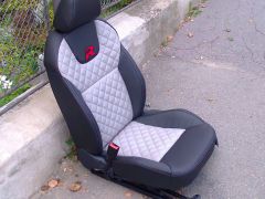 předni sedačka z W Golf 6 upravena do tvaru Octavije 3 Elegance